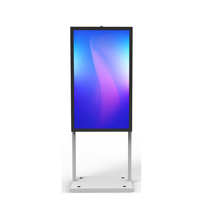 Periklanan Floor Standing Digital Signage Totem Kios Tahan Air Luar Ruangan