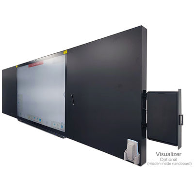 Papan Tulis Interaktif Cerdas 110'' 4K UHD 2160P Windows Mac Android iOS Pengajaran Kelas Papan Online Konferensi