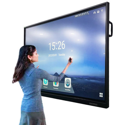Papan Interaktif Cerdas dengan Aplikasi Android Panel Layar LED/LCD HDMI/USB/Bluetooth/Wi-Fi Konektivitas