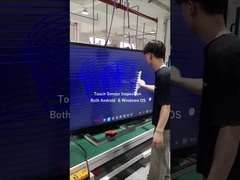 IR Smart Board LCD Touchscreen Android 11.0 OS 13MP Kamera Untuk Konferensi